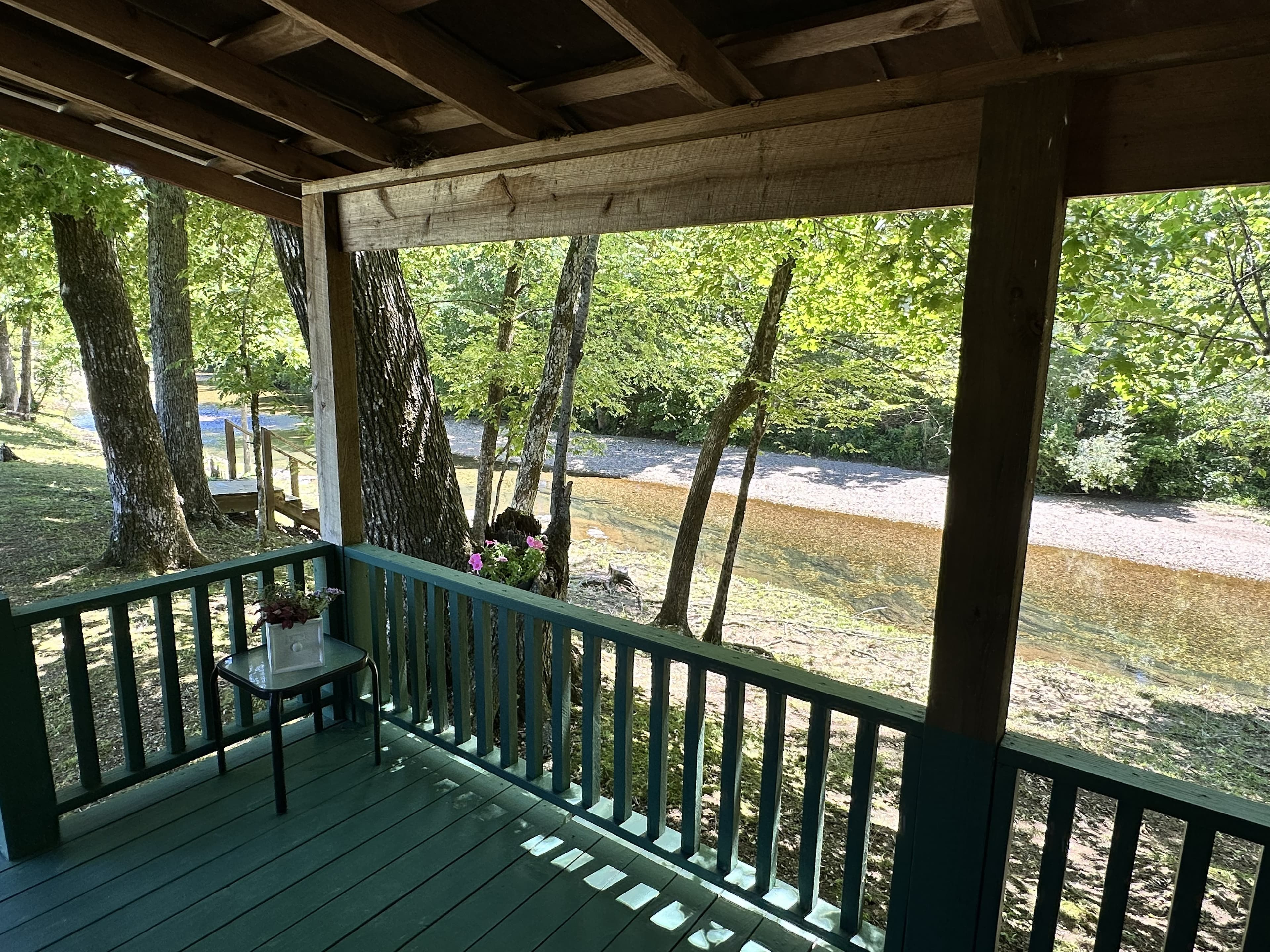 Peace Cabin Peace Porch River