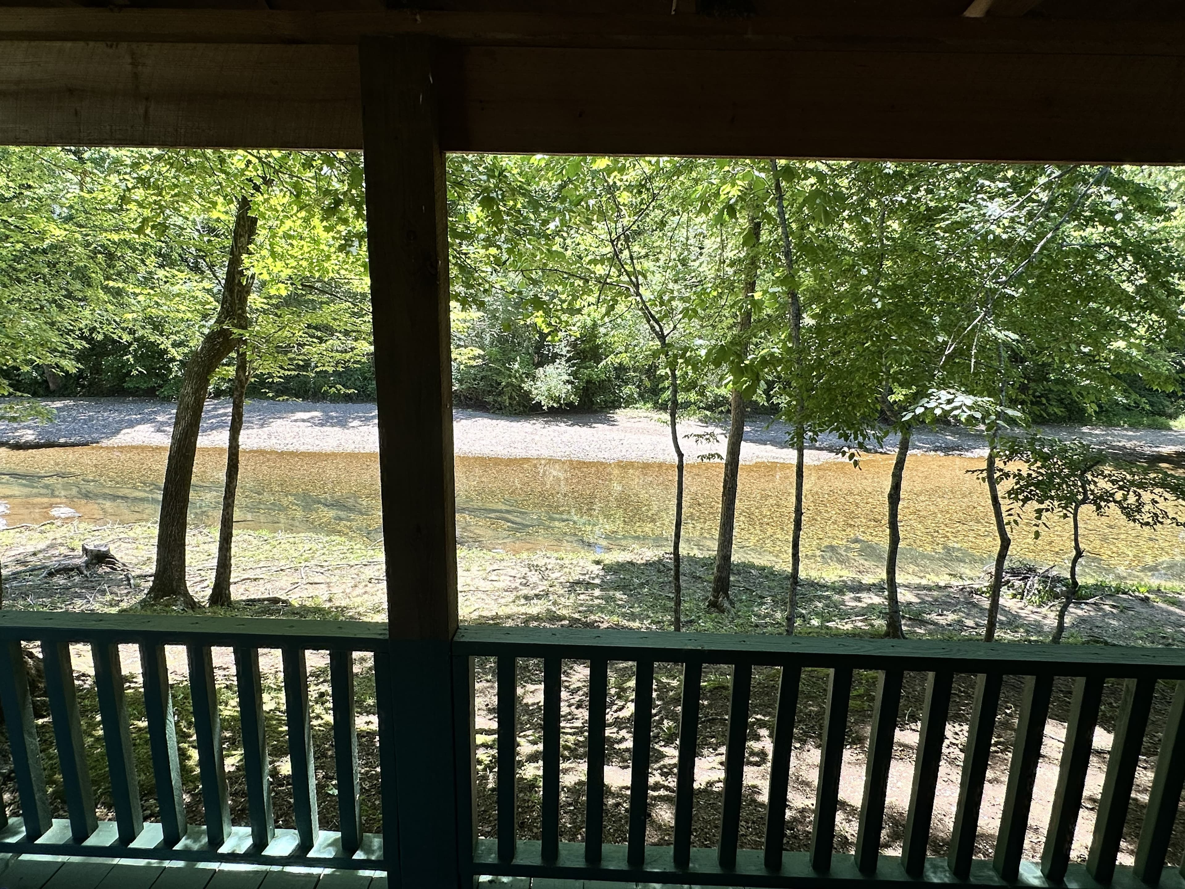Peace Cabin Peace Porch River