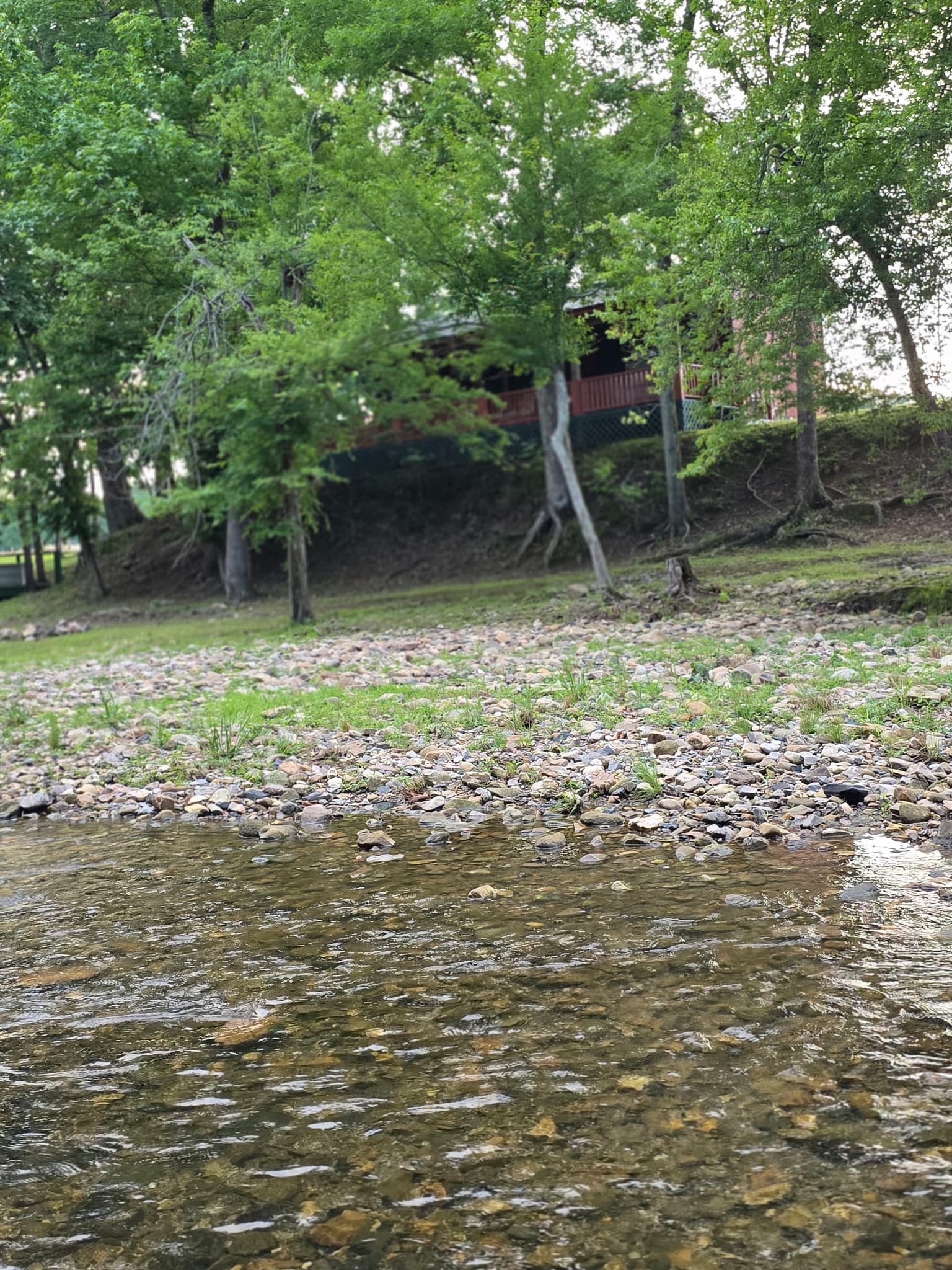 Creekside cabin stay at At Living Water Cabins
