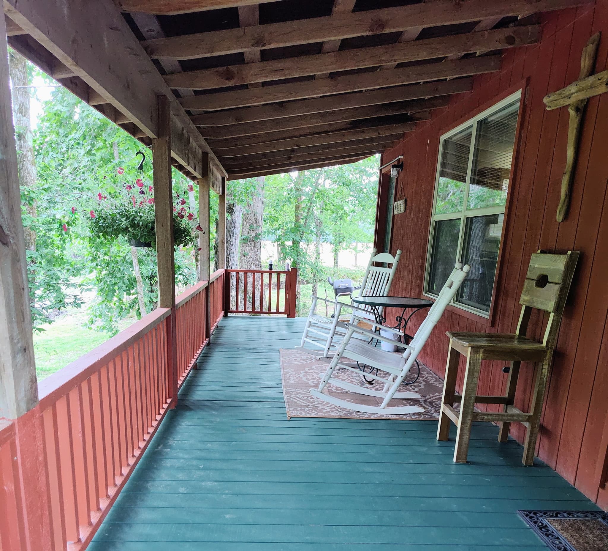 Creekside cabin stay at At Living Water Cabins